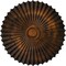 Ekena Millwork Shakuras Ceiling Medallion (For Canopies up to 5 3/4"), Hand-Painted Rust, 33 7/8"OD x 2"P CM34SHRUS - alternate 1